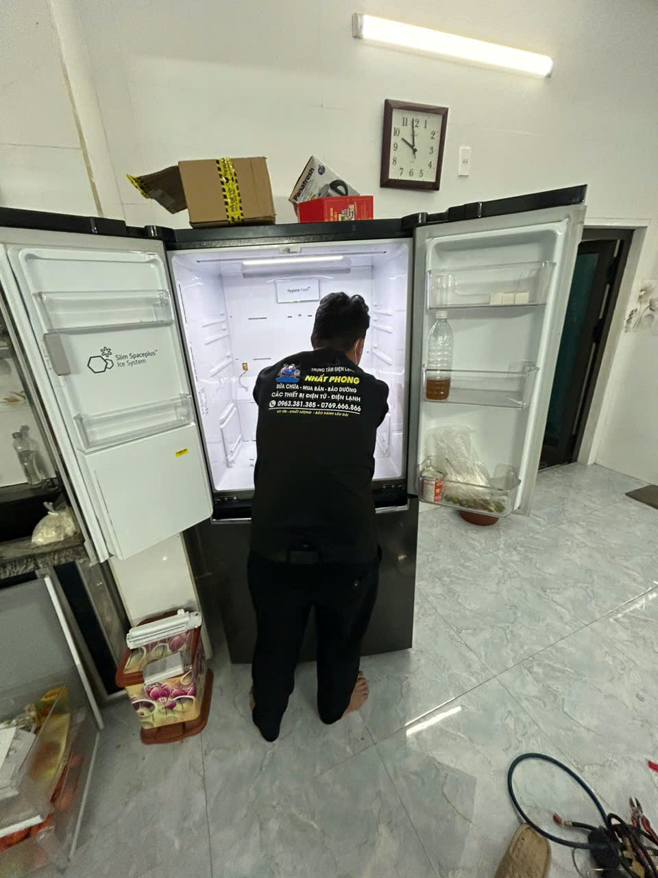Sửa hệ thống xả đá và thoát nước tủ lạnh